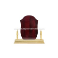 dubai shield wooden metal award trophy with  gift box